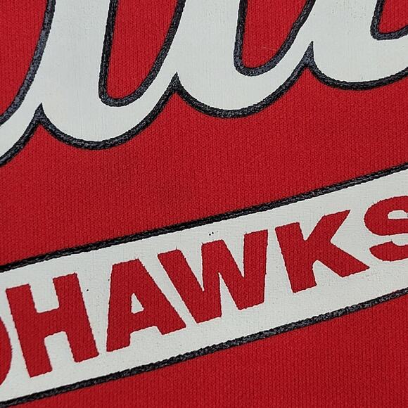 Vintage 80s Champion Millis Mohawks Shirt Womens M/L 20x25 Red - Picture 12 of 16